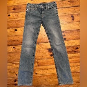True Religion Slim Straight Jeans - Size 30